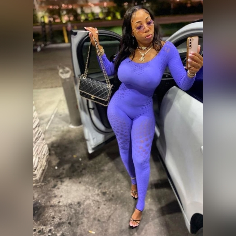 Wolford Vibrant Purple Jumpsuit